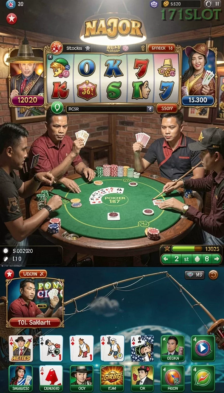 Cuplikan layar PROTOGEL — menu navigasi