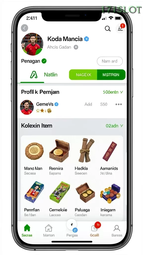 Cuplikan layar SHE777 — halaman utama